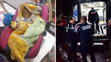Según información extraoficial, una mujer entró a dicho establecimiento y después de recorrer varias veces los pasillos, dejó al pequeño en una silla de una carreola y salió apresuradamente. Foto: Especial