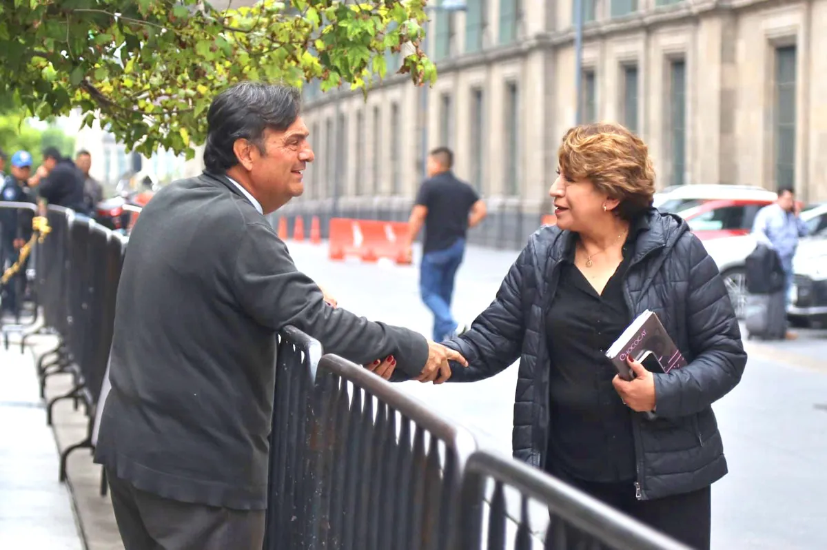 Delfina Gómez asiste a nueva reunión de trabajo en Palacio Nacional