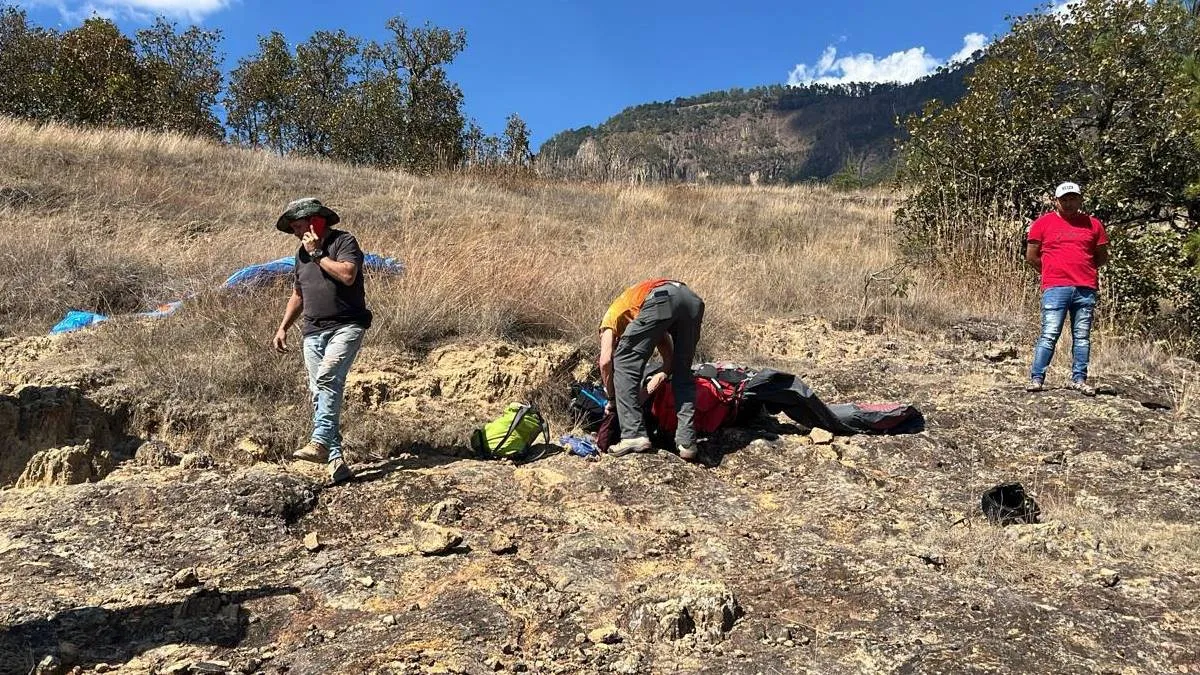 Fallece parapentista noruego en Temascaltepec