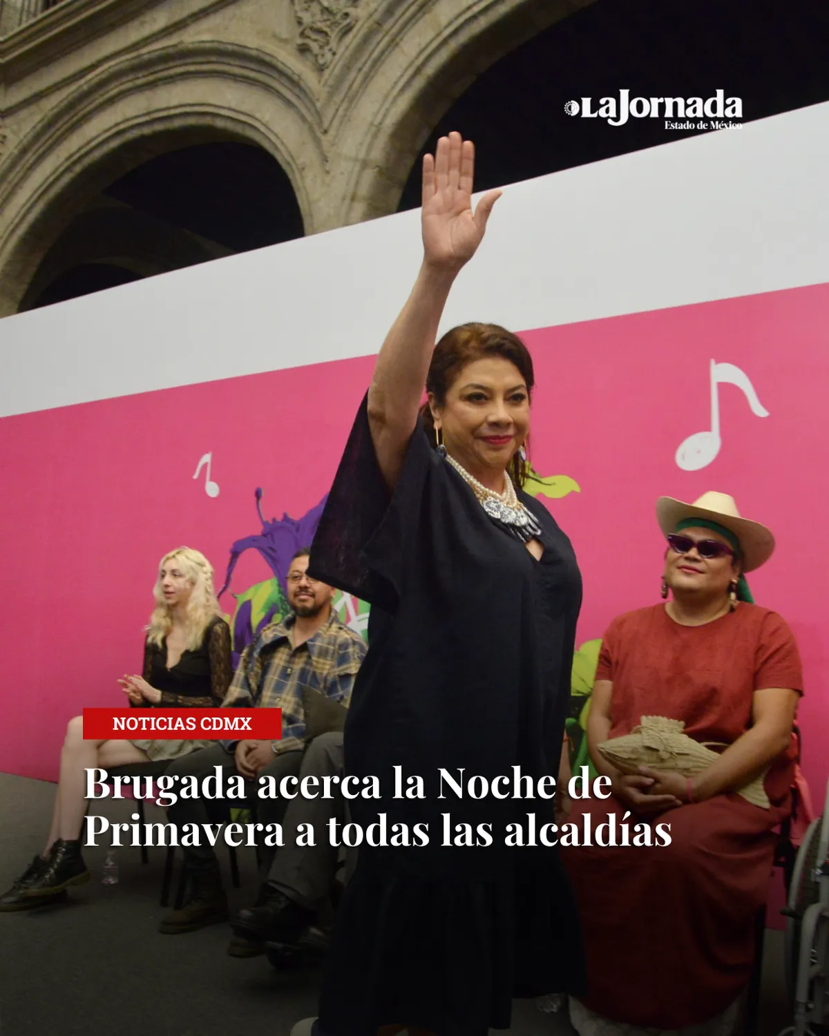 Brugada acerca la Noche de Primavera a todas las alcaldías
