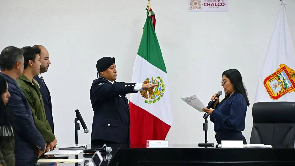 Designan al cuarto comisario de Chalco en lo que va del año