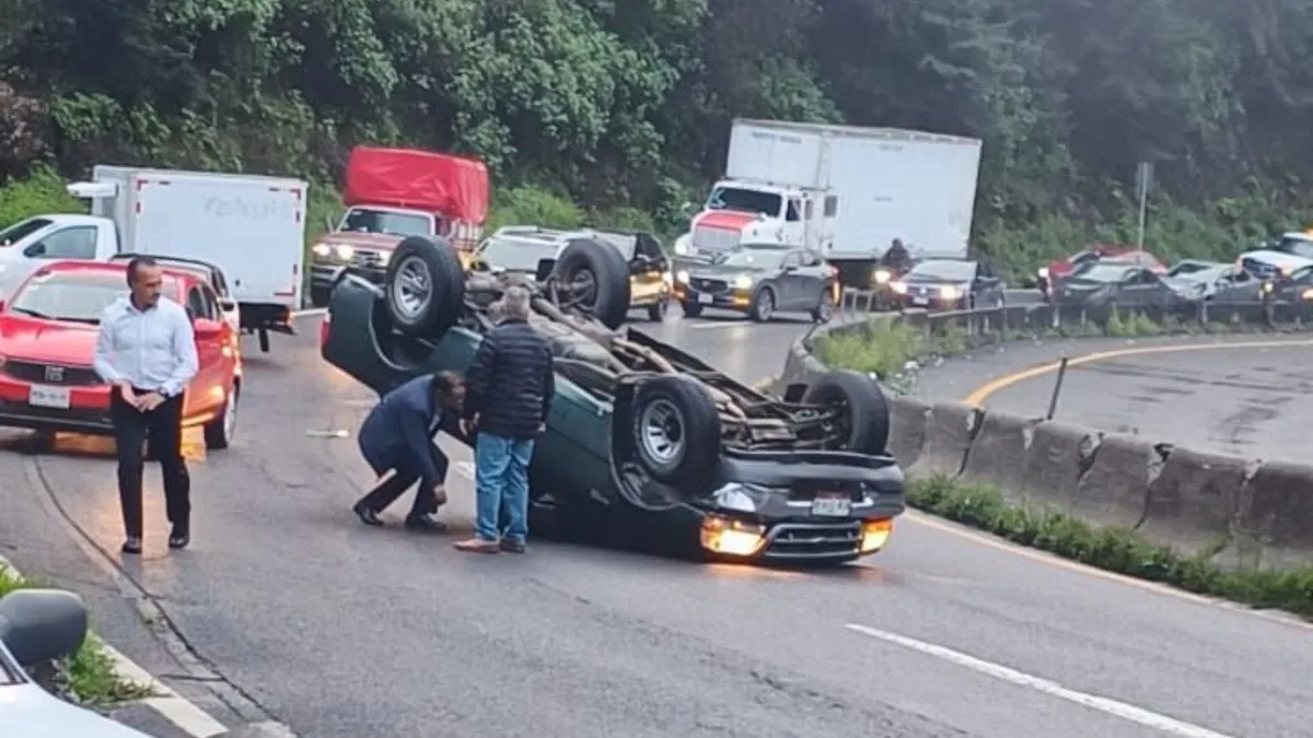[VIDEO] Múltiples accidentes generan complicaciones en la México-Toluca