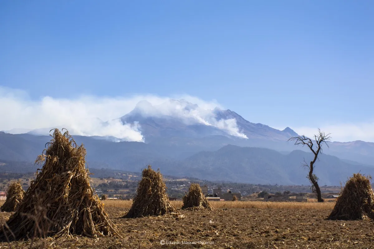 Incendio en el Iztaccihuatl