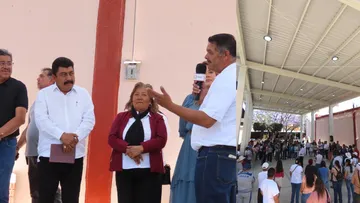 Gobierno de Texcoco instaló techumbre en centro comunitario de Santa Cruz de Arriba