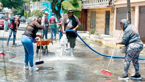 Nezahualcóyotl atiende zonas afectadas por lluvias