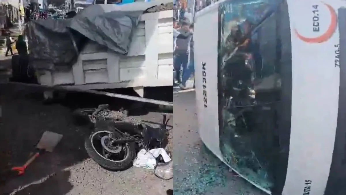 [VIDEO] Se registra fuerte accidente en el Centro de Huixquilucan