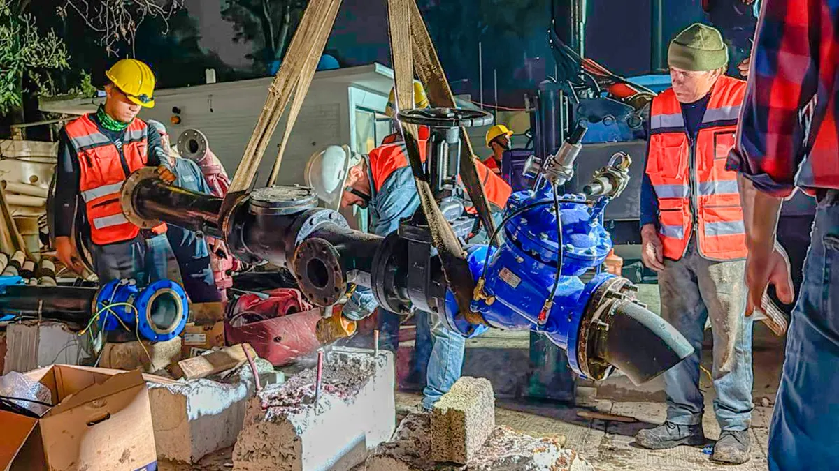 Rehabilitan 18 pozos de agua potable en Edomex