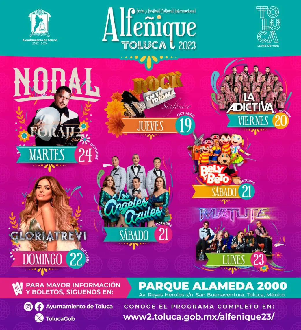 Feria del Alfeñique Toluca: Objetos no permitidos