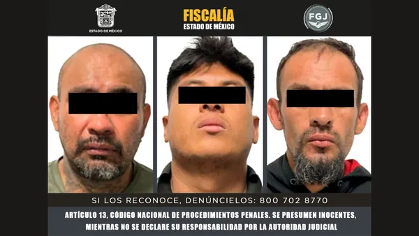 FGJEM vincula a proceso a tres hombres por posible intervención de secuestro exprés en la México-Pachuca