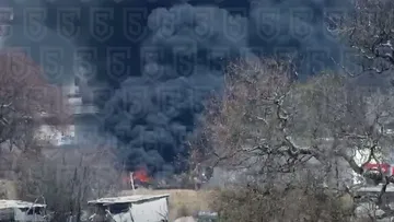 Incendio consume baldío en Xonacatlán