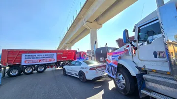 Carreteras afectadas por los bloqueos de transportistas