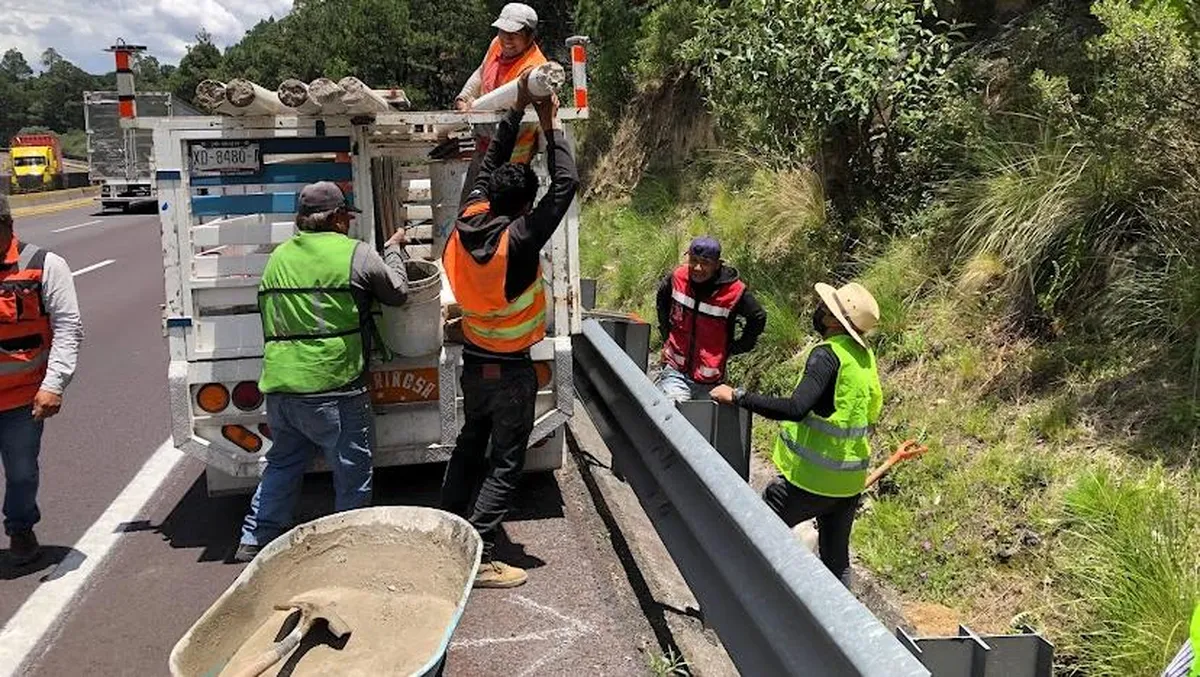 Autopista México-Puebla tendrá cierre parcial de carriles por obras