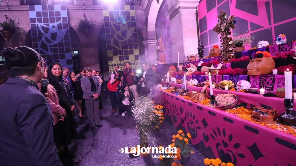 Ofrenda monumental mexiquense, un recorrido hacia el Mictlán