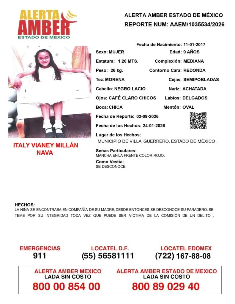 Alerta Amber: Se busca a las hermanas Millán Nava; desaparecieron en Villa Guerrero