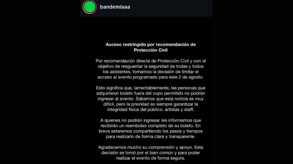 Bandemia Fest termina en disturbio por sobreventa de boletos en Naucalpan [VIDEO]