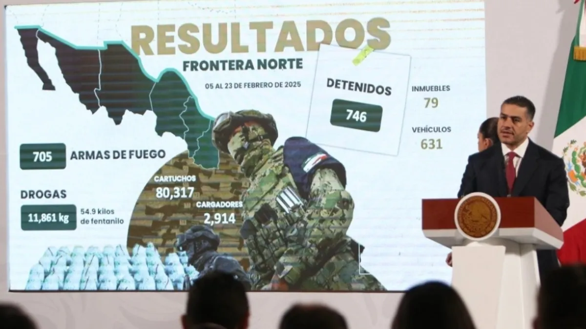 "Ha habido un debilitamiento constante de Los Chapitos y Los Mayos", Omar García Harfuch, secretario de Seguridad y Protección Ciudadana.