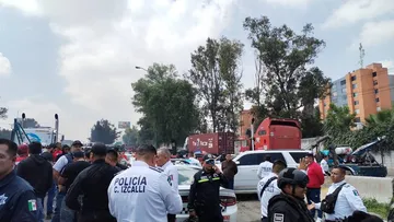 Bloqueo en la México- Querétaro duro dos horas