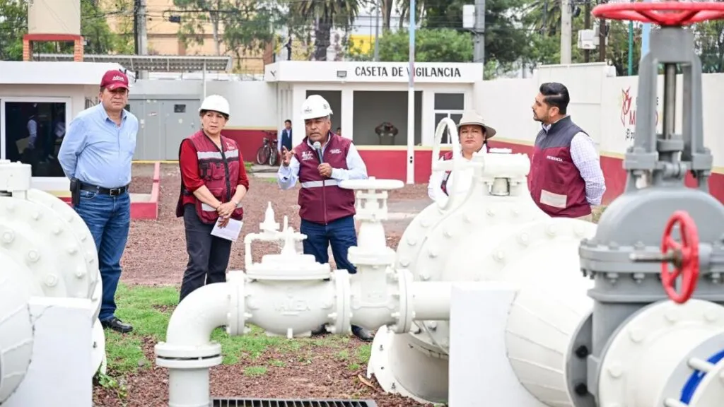 Delfina Gómez reactiva Planta Zaragoza en Nezahualcóyotl; mejorará suministro de agua a 430 mil habitantes