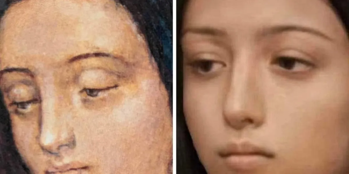Virgen de Guadalupe: así sería su rostro real según la Inteligencia Artificial