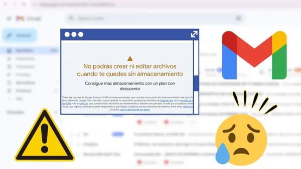Así puedes liberar espacio de tu almacenamiento de Gmail
