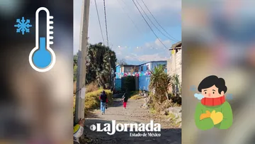 Vecinos de Tlacotepec sacan chamarras y abrigos ante bajas temperaturas