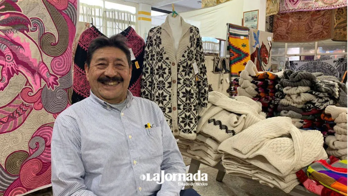 Chiconcuac teje suéteres de lana para la temporada invernal