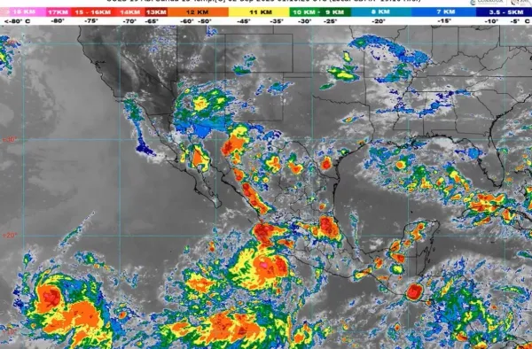 Los estados más afectados serán Jalisco, Colima, Michoacán y Guerrero.