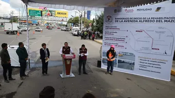 Habrá trabajos de rehabilitación en la avenida Alfredo del Mazo, estos son los horarios
