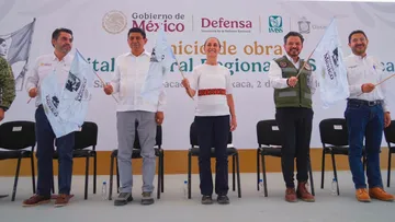 Sheinbaum inicia hospital del IMSS en Oaxaca y anuncia nueva unidad del IMSS Bienestar