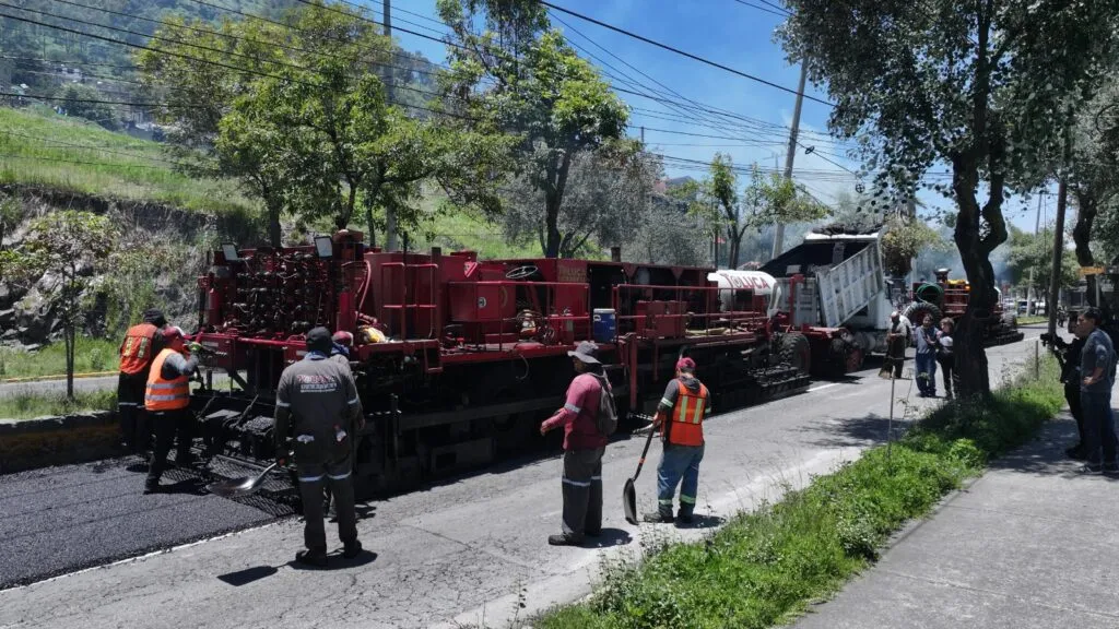 Inicia Toluca repavimentación de Paseo Matlatzincas con el “Diablo Dragón”