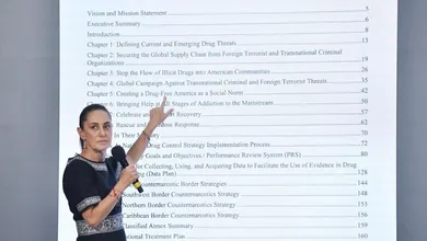 Claudia Sheinbaum respondió a Donald Trump durante la conferencia matutina en Palacio Nacional.