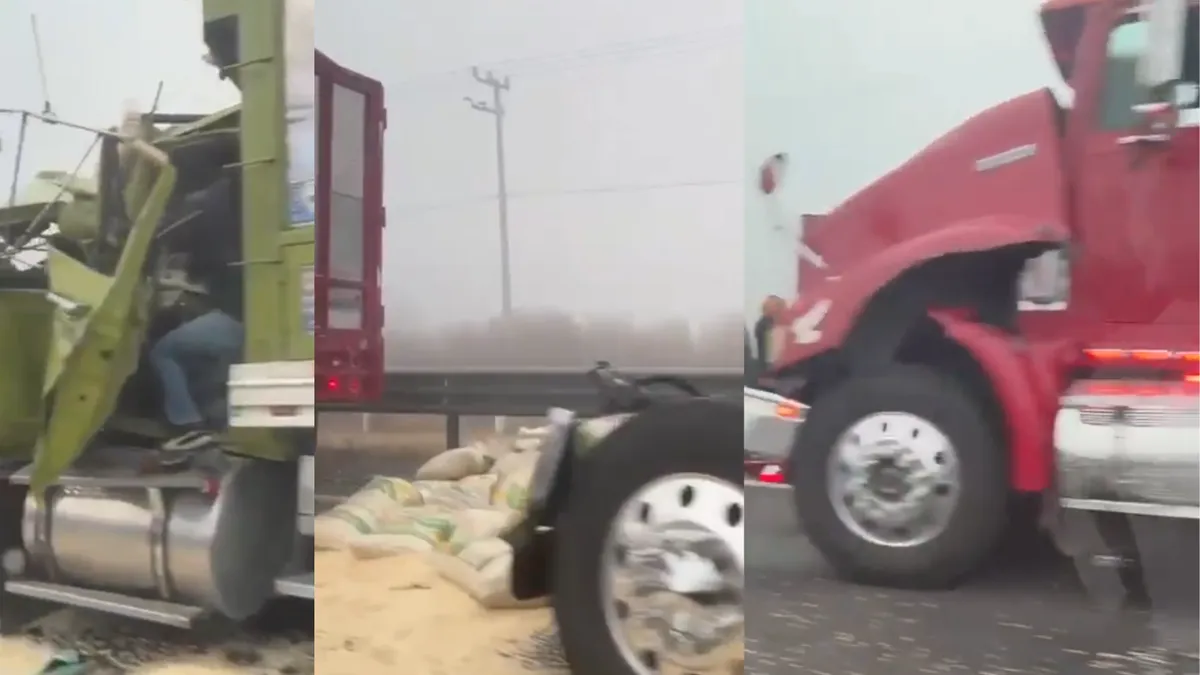 [VIDEO] Accidente provoca tráfico lento en el Circuito Exterior Mexiquense