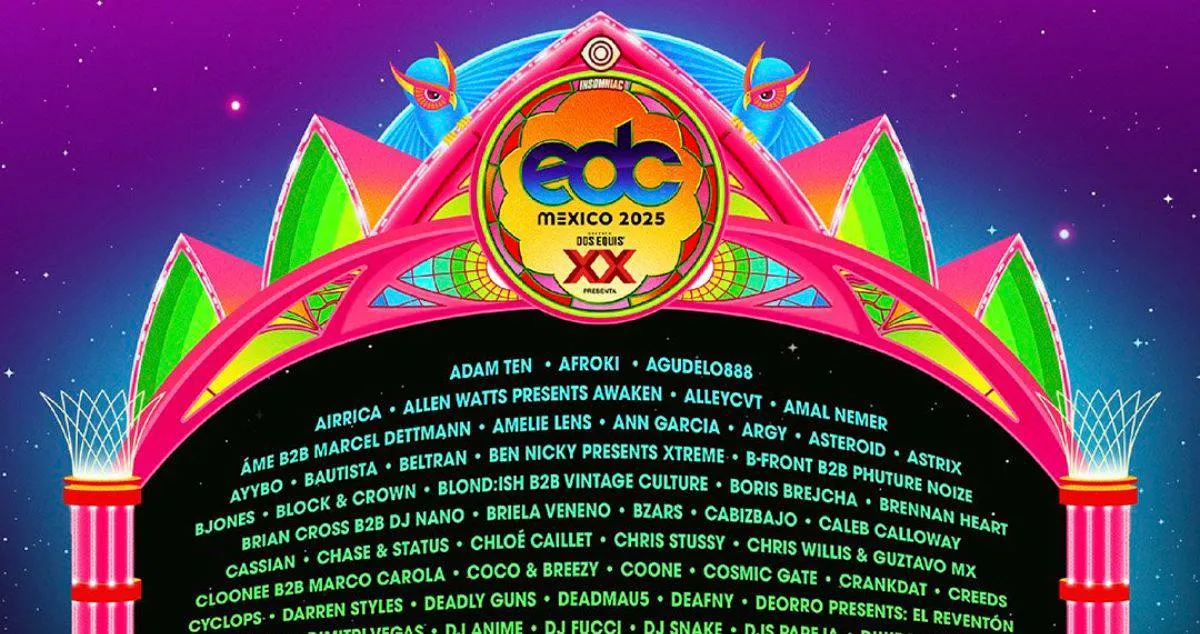 EDC México 2025: revelan cartel oficial, fechas de preventa y del festival 