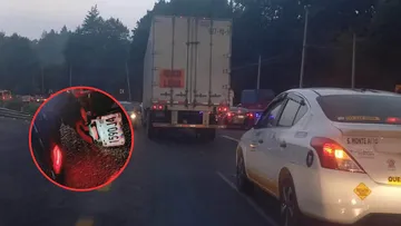 Motociclista pierde la vida sobre la México-Toluca, a la altura de Ocoyoacac