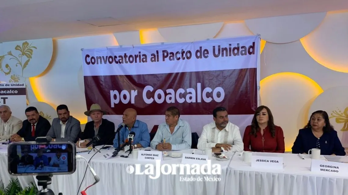 Coacalco: Morenistas firman pacto de unidad
