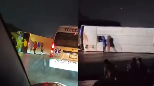 Accidente en la carretera México-Querétaro deja cinco lesionados