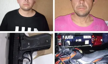 Detienen a dos sujetos dedicados a asaltar mujeres