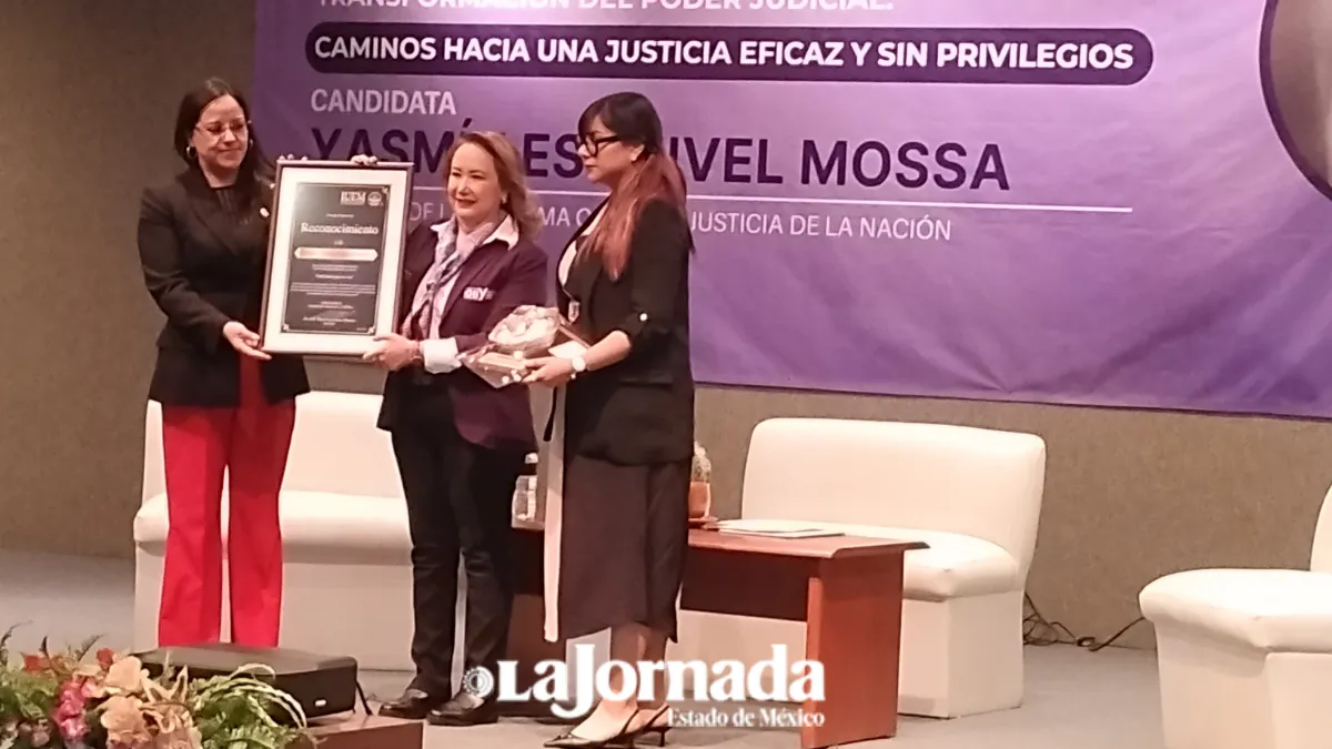 Justicia debe ser gratuita y llegar a todos los rincones: Yasmín Esquivel Mossa