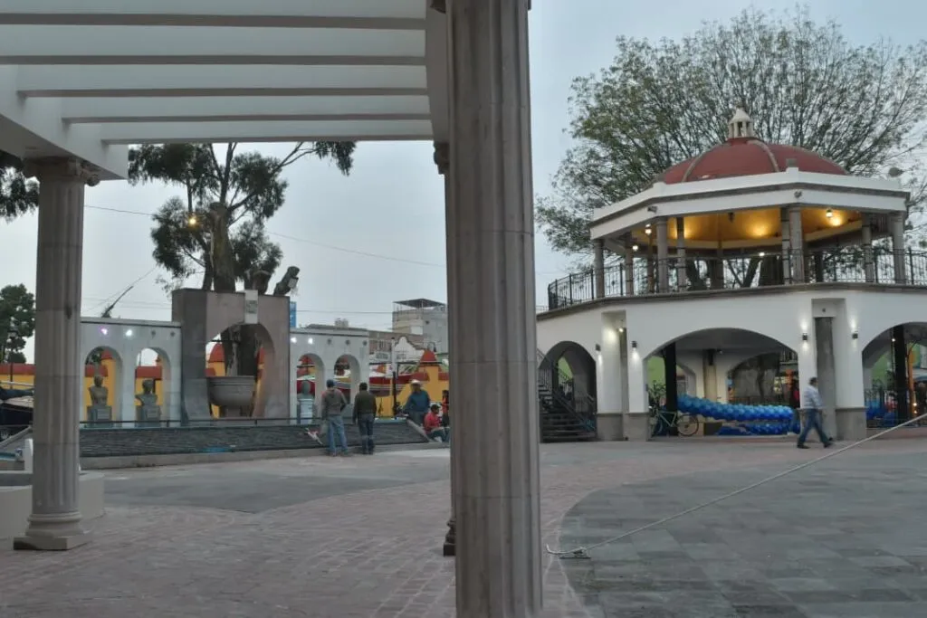Jardín Constitución en Zinacantepec, referencia para la vida social y cultural