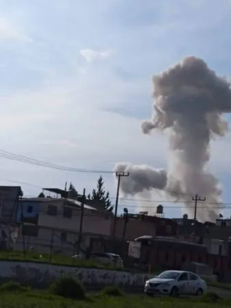 Almoloya de Juárez: Explotan dos polvorines en San Mateo Tlalchichilpan