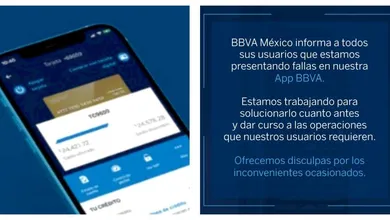 BBVA presenta fallas.