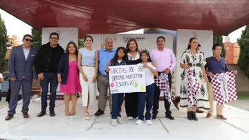 Juanita Carrillo arranca arcotecho en la Juana de Asbaje; van 16 en su gestión”
