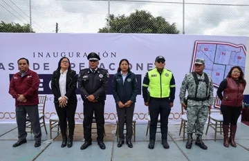 Xóchitl Flores entrega la nueva Base de Operaciones Región 5 en Chimalhuacán para blindar 20 colonias