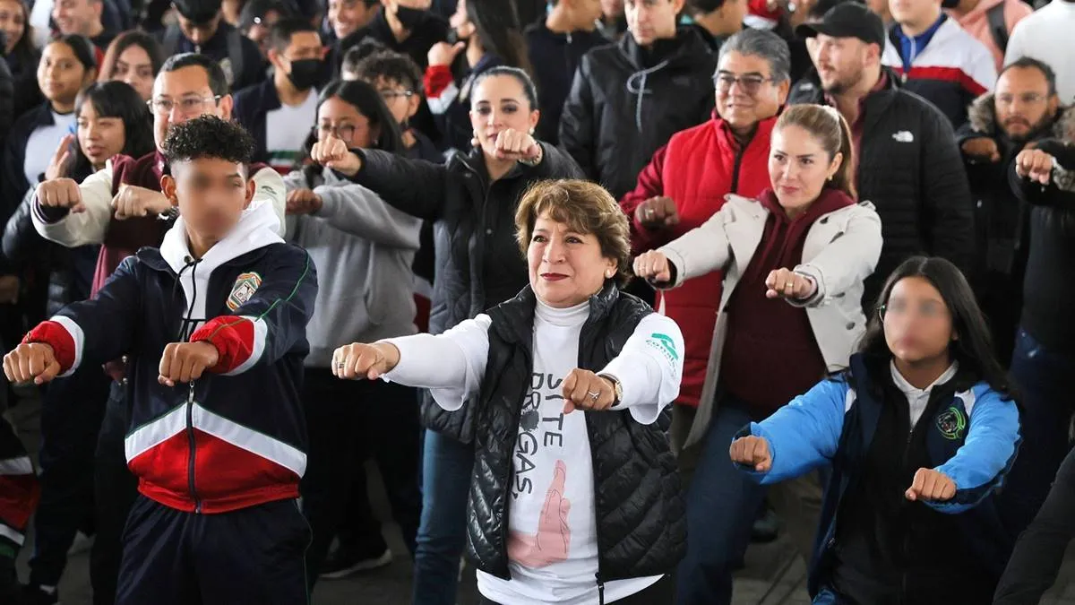 Nezahualcóyotl: encabeza Delfina Gómez trabajos para prevenir consumo de drogas