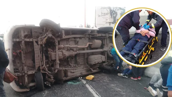 Volcadura deja un muerto y heridos en la autopista México-Pachuca