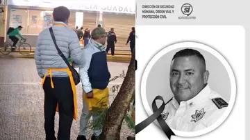 Policía de San Mateo Atenco muere al frustrar asalto en farmacia
