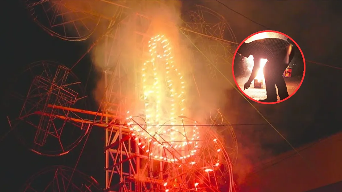 Falta de seguridad en quema de cuetes opaca la fe y pone en riesgo a feligreses