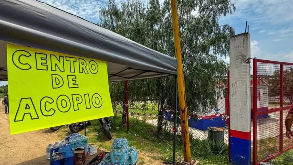 Centros de acopio son instalados para apoyar a pirotécnicos de Tultepec