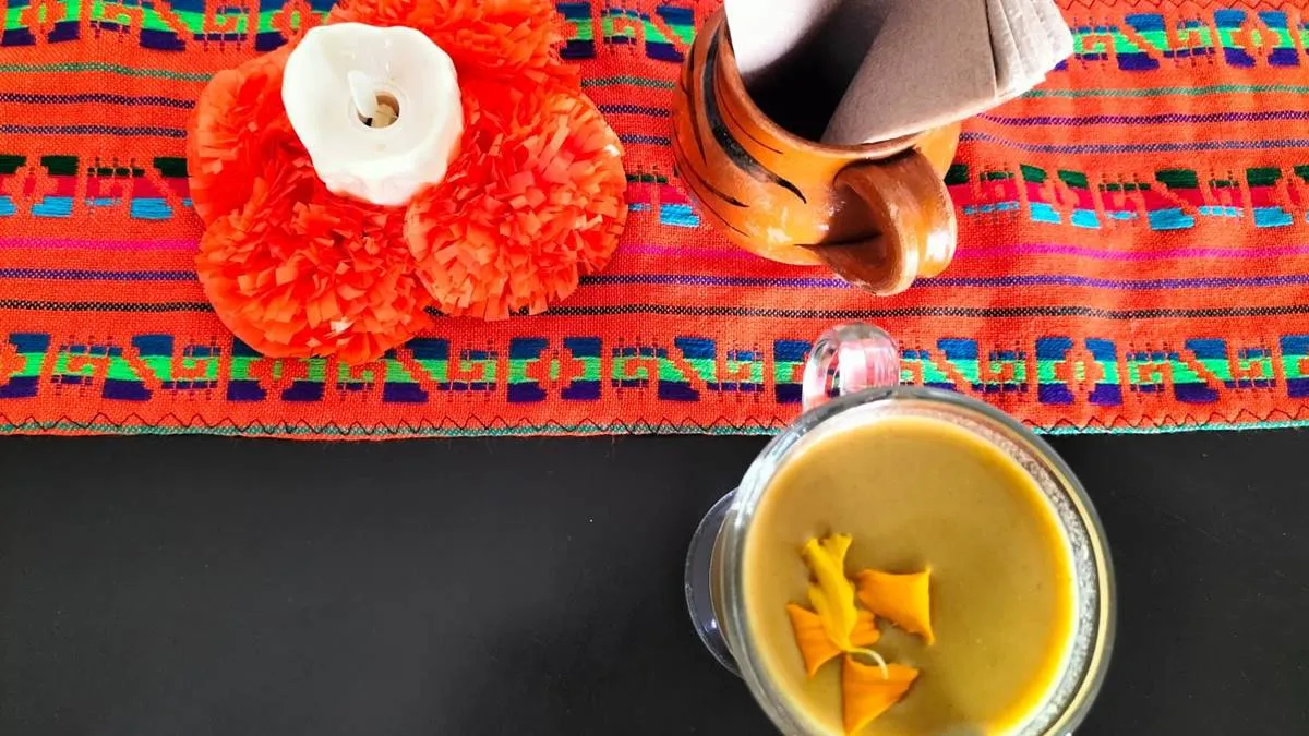 Villa Victoria: Atole de flor de cempasúchil, herencia mazahua