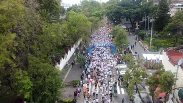 Deportistas llenan las calles de Azcapotzalco en la Segunda Carrera Recreativa